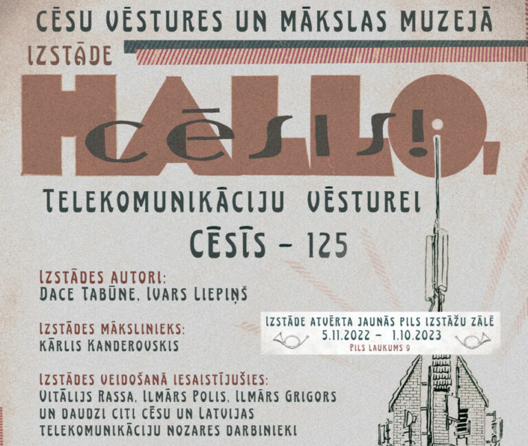 Hallo, Cēsis! Telekomunikāciju vēsturei Cēsīs – 125