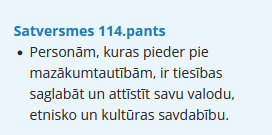 Satversmes 114 pants